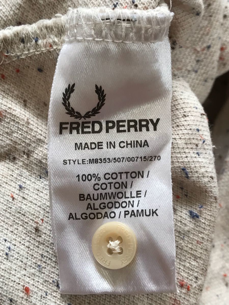  Fred Perry FRED PERRY polo-shirt men's S size short sleeves fashion 