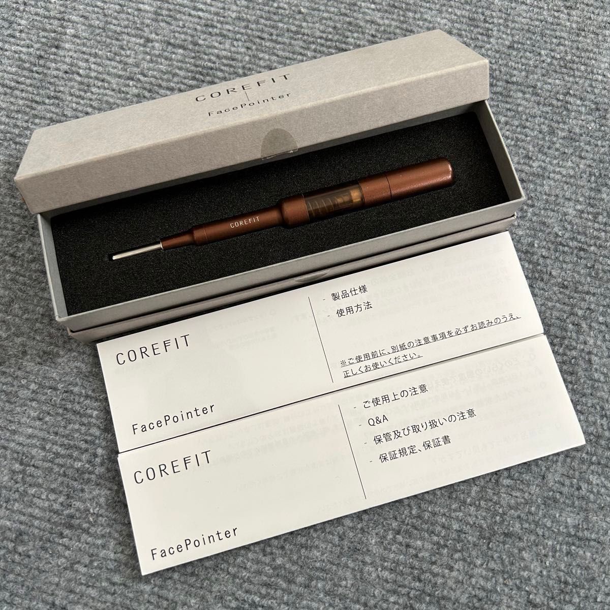 コアフィット フェイスポインター ペン型美顔器 COREFIT Face コアフィット フェイスポインター ペン型美顔器 COREFIT Face