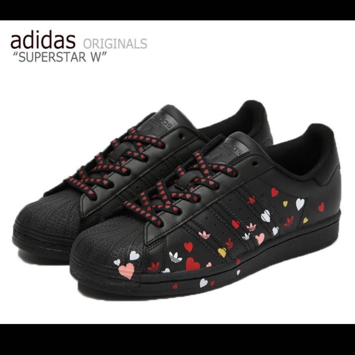 adidas スーパースターハート柄ブラック|Yahoo!フリマ(旧 adidas スーパースターハート柄ブラック|Yahoo!フリマ(旧