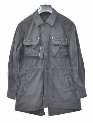 BACKBONE バックボーン LIGHTWEIGHT COTTON TWILL OBJECT DYED SHIRT-COAT ライトウエイトコットンツイル シャツコート L MODS モッズ_画像1