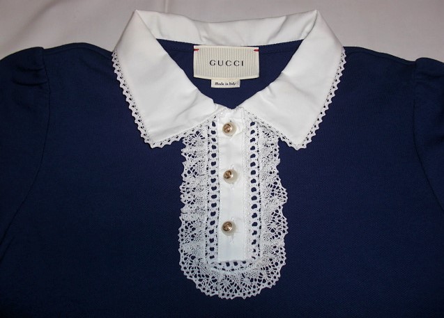 SALE!! GUCCI Gucci Kids * размер 12* трикотаж с коротким рукавом *USED подлинный товар выгодная покупка. 