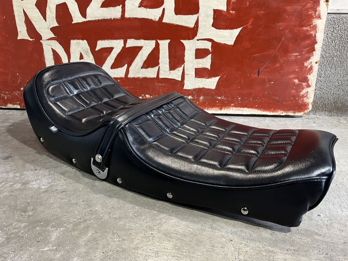 Yahoo!オークション - Z400FX黒艶カスタムシートダブルアンコ Yahoo!オークション - Z400FX黒艶カスタムシートダブルアンコ