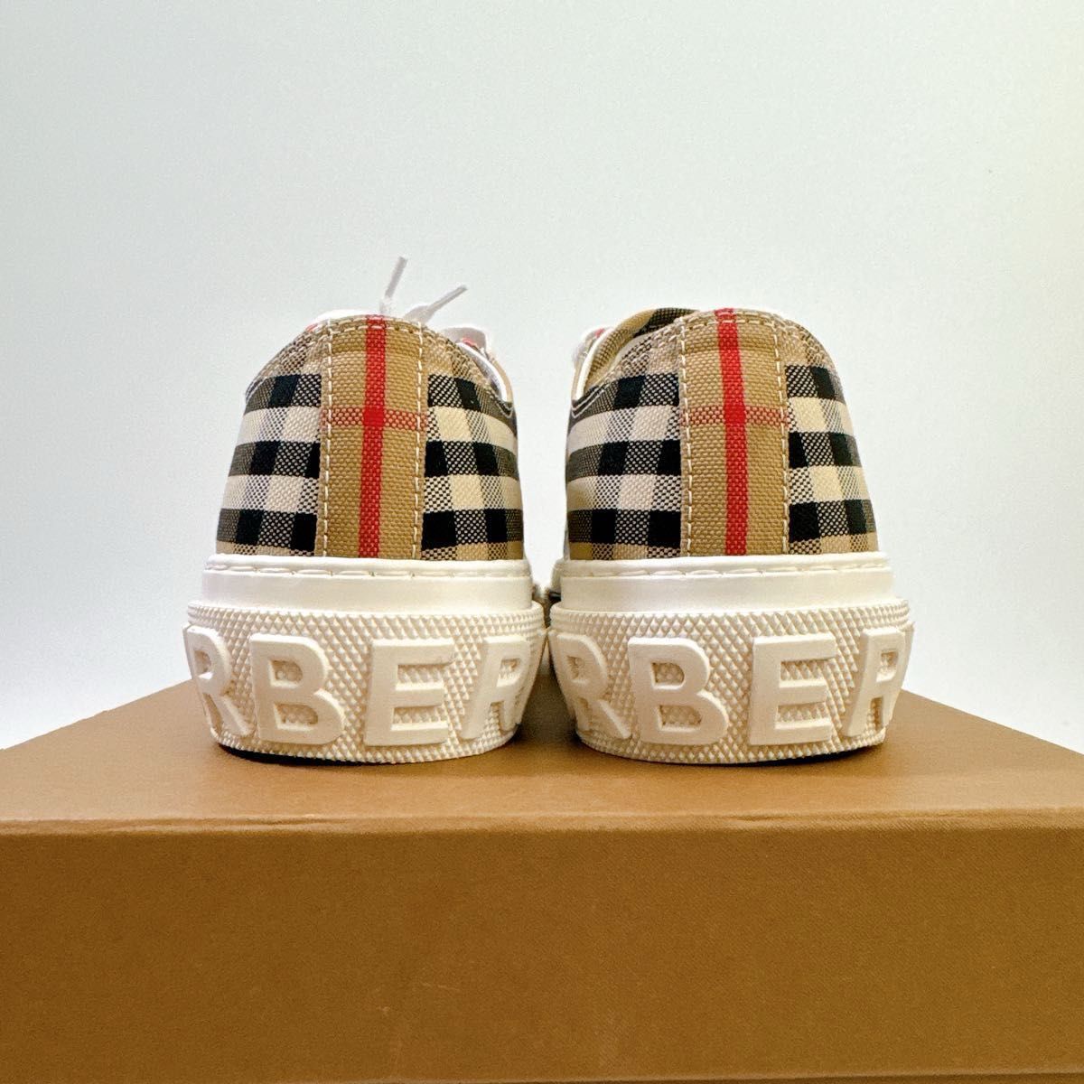 ★Burberry★ビンテージ チェック スライド BURBERRY バーバリー ヴィンテージ チェック コットン