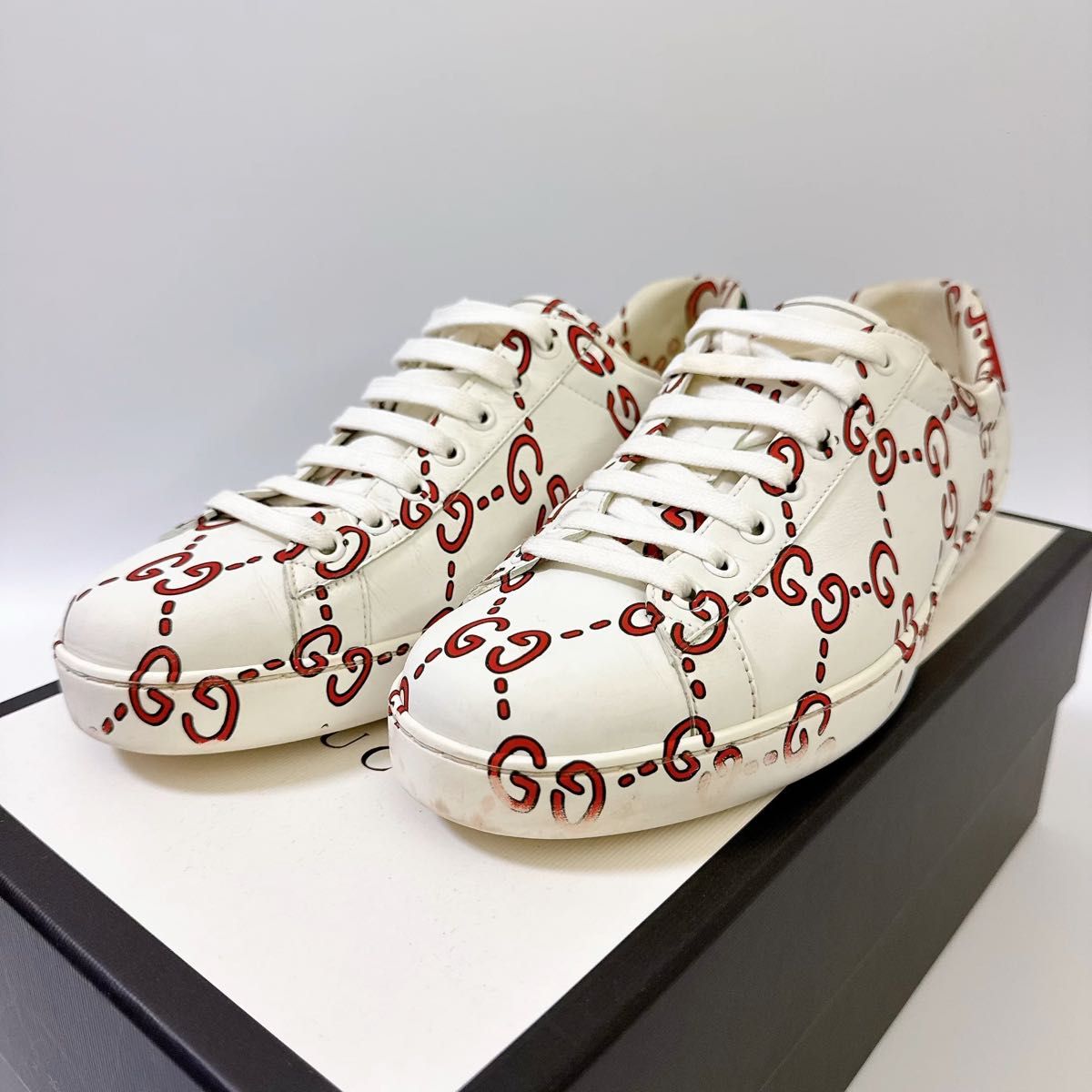 1256 美品 GUCCI グッチ スニーカー ウール 31cm 548675|Yahoo 1256 美品 GUCCI グッチ スニーカー ウール 31cm 548675|Yahoo