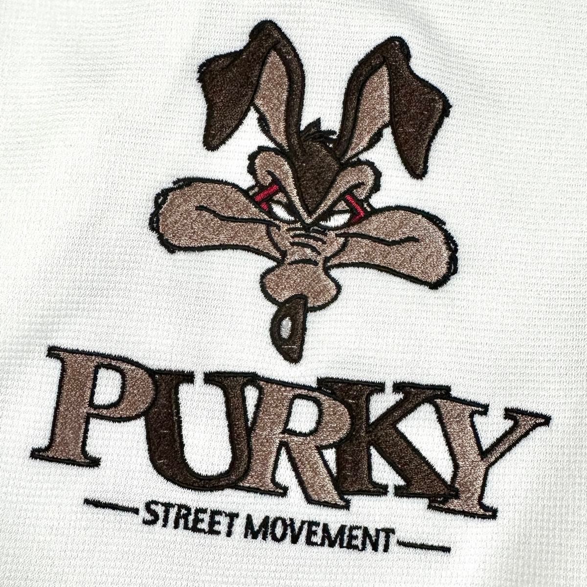 PURKY パーキー 美品 ジャージ セットアップ 刺繍 コヨーテ 上下 PURKY パーキー 美品 ジャージ セットアップ 刺繍 コヨーテ 上下