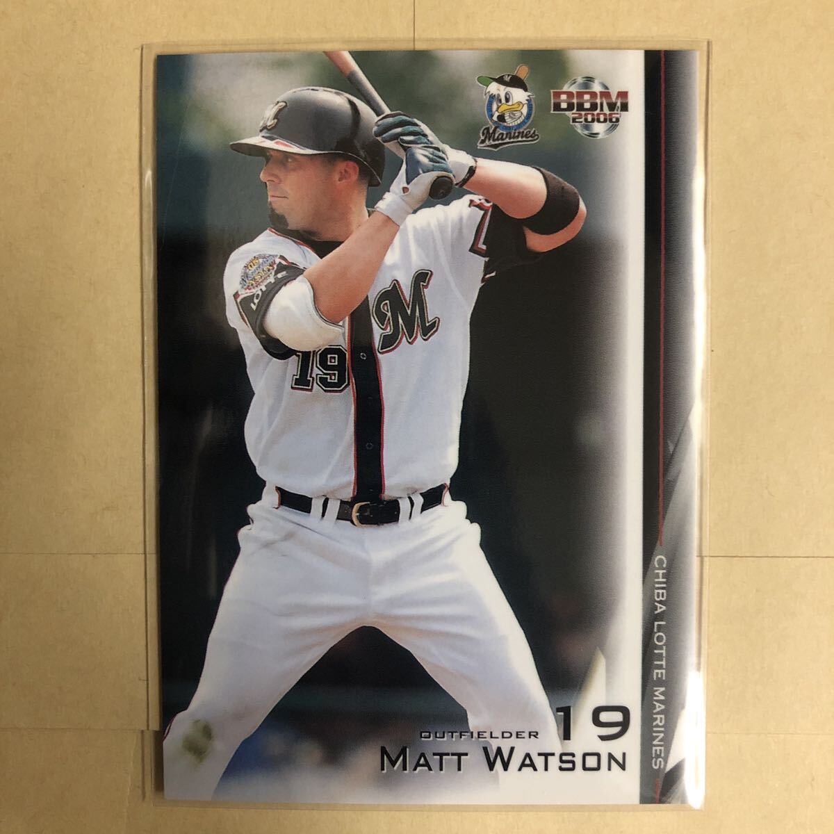 watoson2006 BBM Chiba Lotte Marines коллекционные карточки Professional Baseball карта M59 спорт Athlete коллекционная карточка NPB