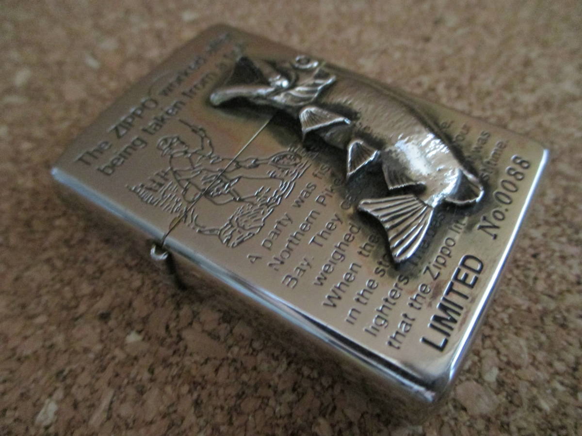 総合ランキング1位 Zippo ブラックバス メタル 96年製 日本ダービー