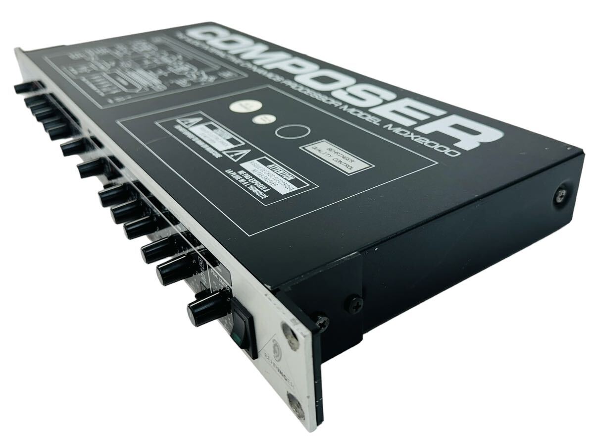 behringer MDX2000 ダイナミックプロセッサー コンプレッサー behringer ベリンガー Composer コンプレッサー ダイナミック