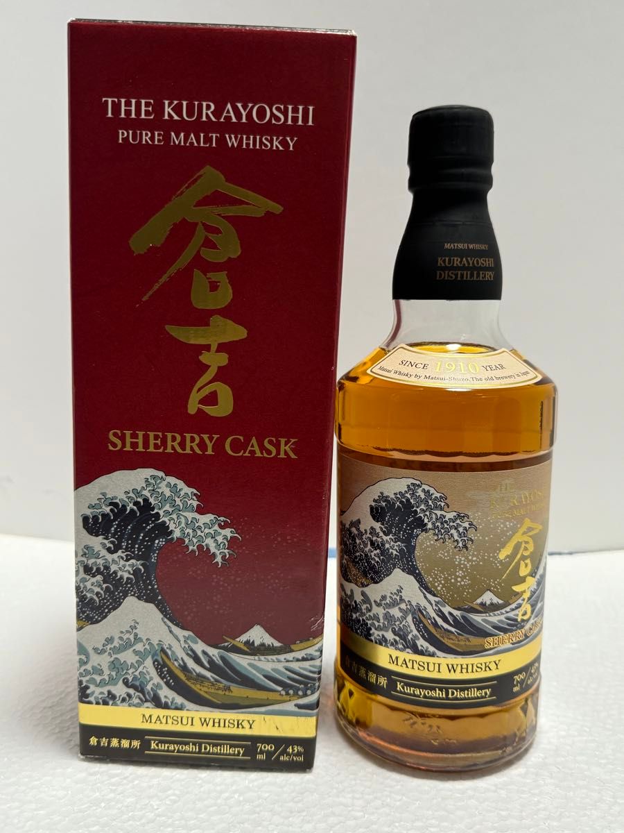 〓未開栓・送料込み〓倉吉蒸溜所 倉吉 シェリーカスク 葛飾北斎 〓未開栓・送料込み〓倉吉蒸溜所 倉吉 シェリーカスク 葛飾北斎