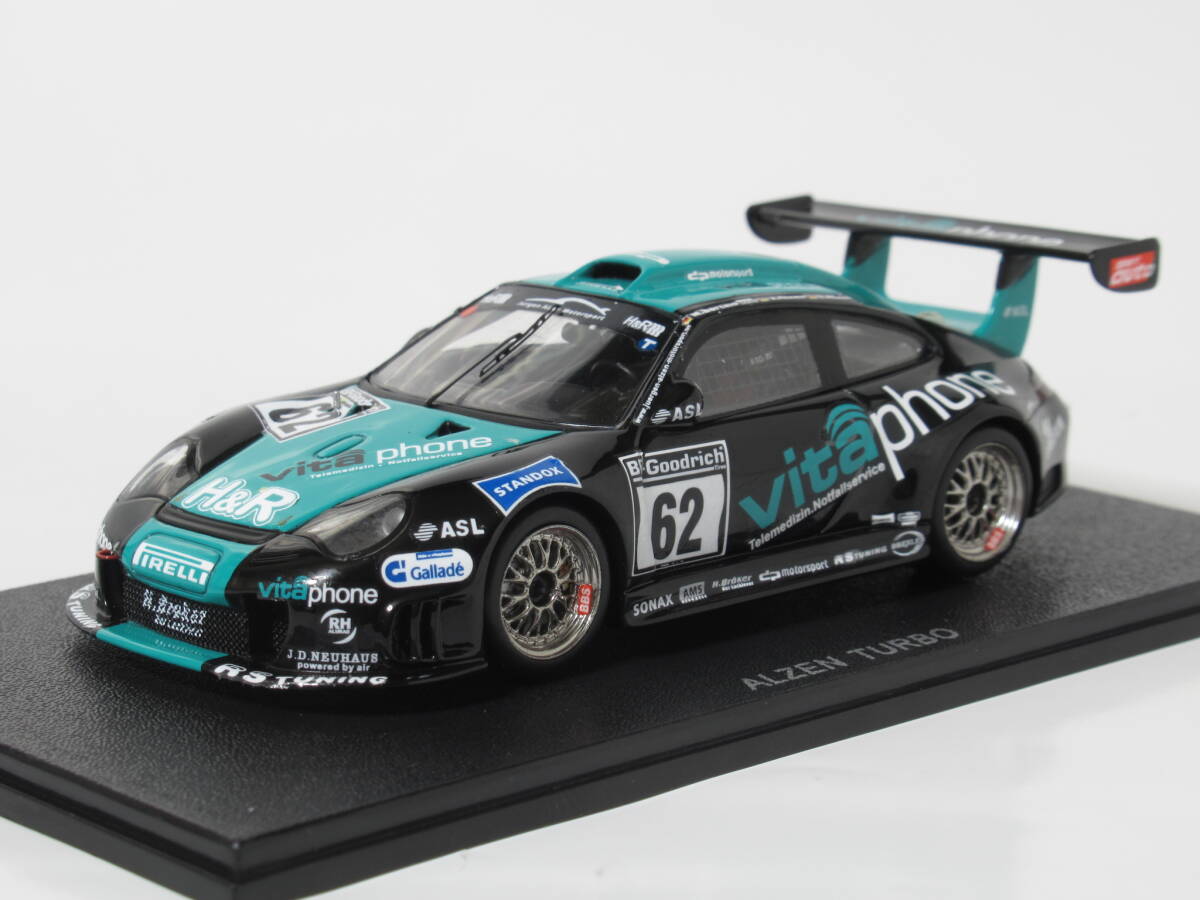 1/43 アルツェン ターボ ポルシェ 911 (996) #62 VLN 2004 ミニカー 1/43 アルツェン ターボ ポルシェ 911 (996) #62 VLN 2004 ミニカー