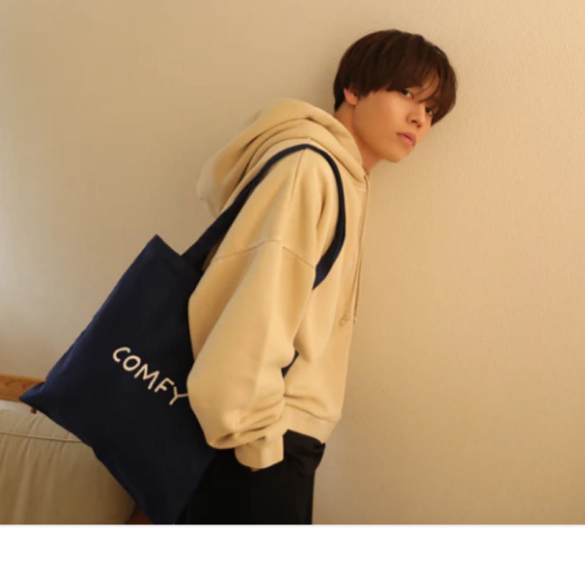 Da-iCE 岩岡徹 COMFY トートバッグ 受注 受注生産 ネイビー Da-iCE 岩岡徹 COMFY トートバッグ 受注 受注生産 ネイビー