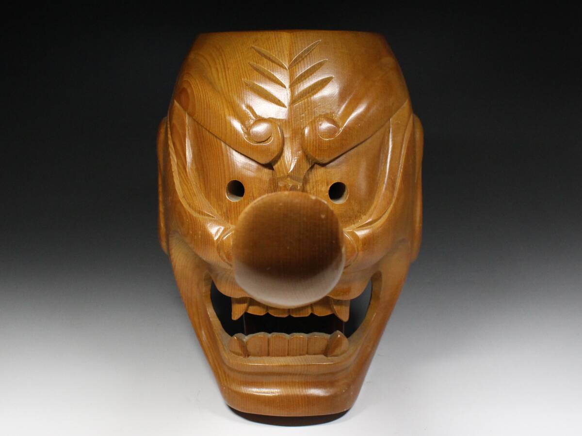 天狗のお面魔除け木彫り 天狗のお面魔除け木彫り