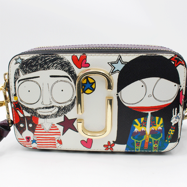MARC JACOBS Mark Jacobs ANNA SUI сотрудничество зажим Schott сумка на плечо квадратное M0014199
