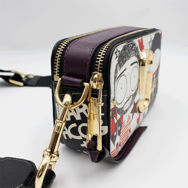 MARC JACOBS Mark Jacobs ANNA SUI сотрудничество зажим Schott сумка на плечо квадратное M0014199