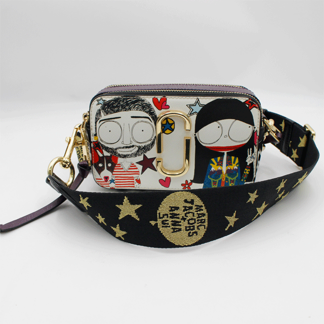 MARC JACOBS Mark Jacobs ANNA SUI сотрудничество зажим Schott сумка на плечо квадратное M0014199