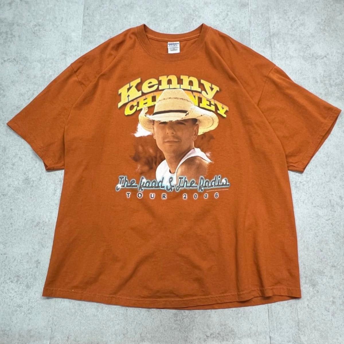 00s 謎　カントリー歌手　半袖Tシャツ　古着　2XL