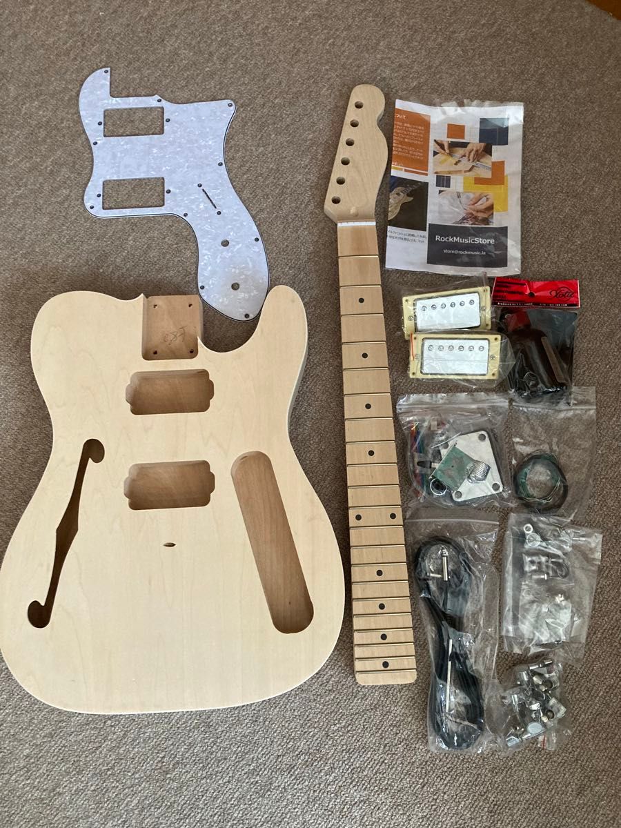 rock music store テレキャスター シンライン タイプ diy ギター rock music store テレキャスター シンライン タイプ diy ギター
