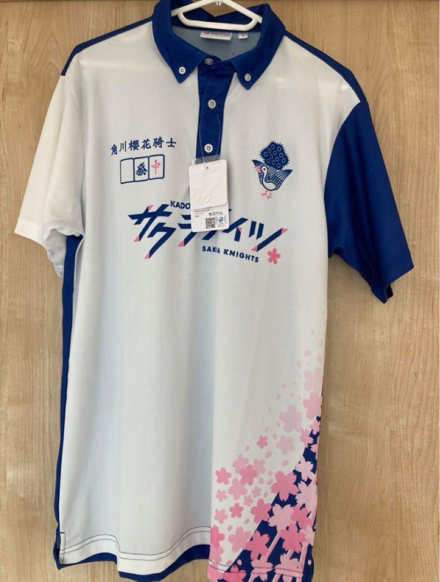タグ付き】Mリーグ サクラナイツ しまむら コラボポロシャツ(L タグ付き】Mリーグ サクラナイツ しまむら コラボポロシャツ(L