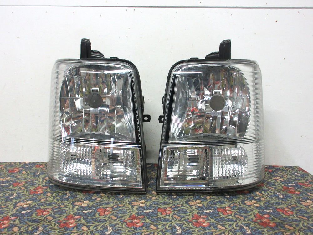 美品 破損無 スズキ 純正 エブリー エブリィ DA64V ヘッドライト 左右 LE04H6129 LE04G6129 