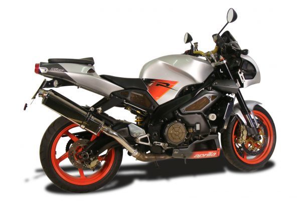 DELKEVIC スリップオンステンレストライオーバルマフラー★APRILIA TUONO FIGHTER 2003-2007 420mm KIT1497_画像3