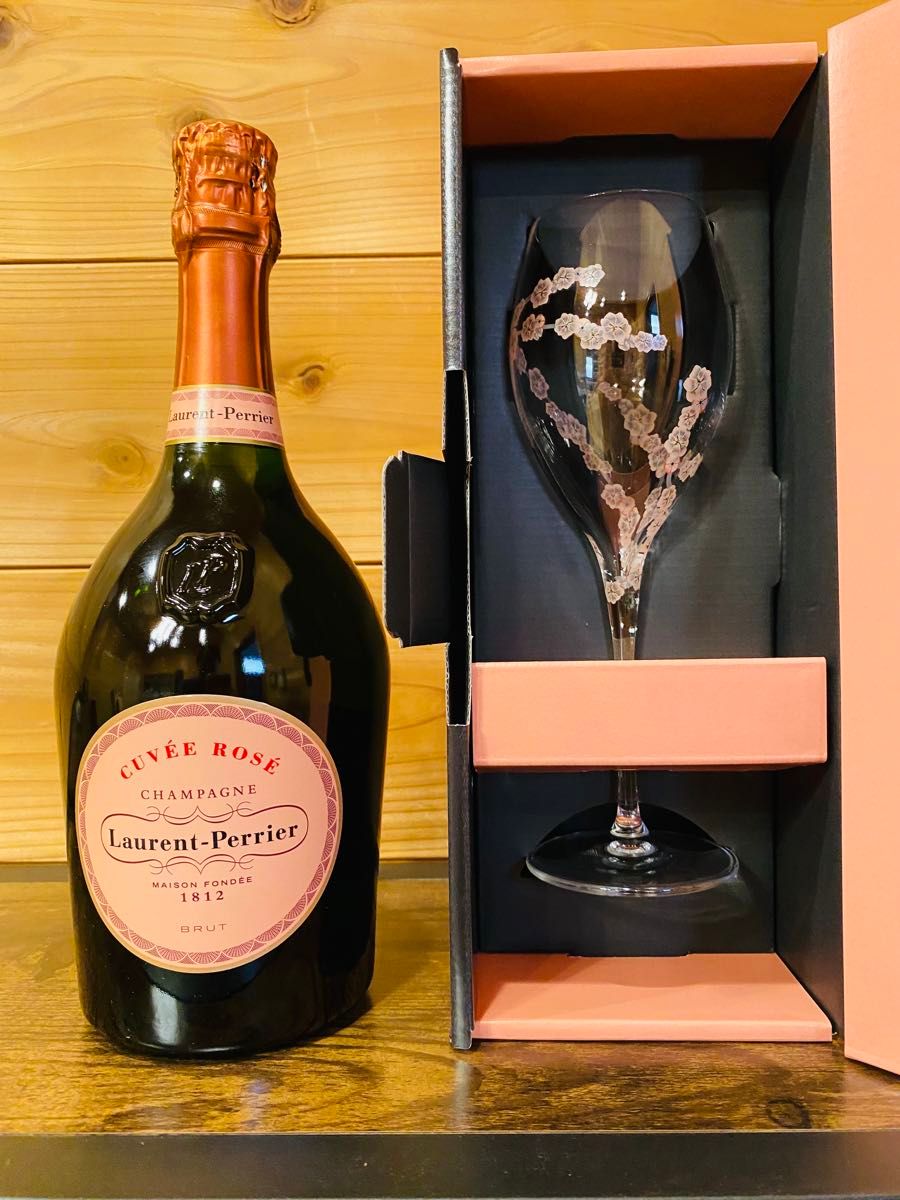 ローランペリエ・ロゼ シャンパン グラス付き 正規品 Laurent ローランペリエ・ロゼ シャンパン グラス付き 正規品 Laurent