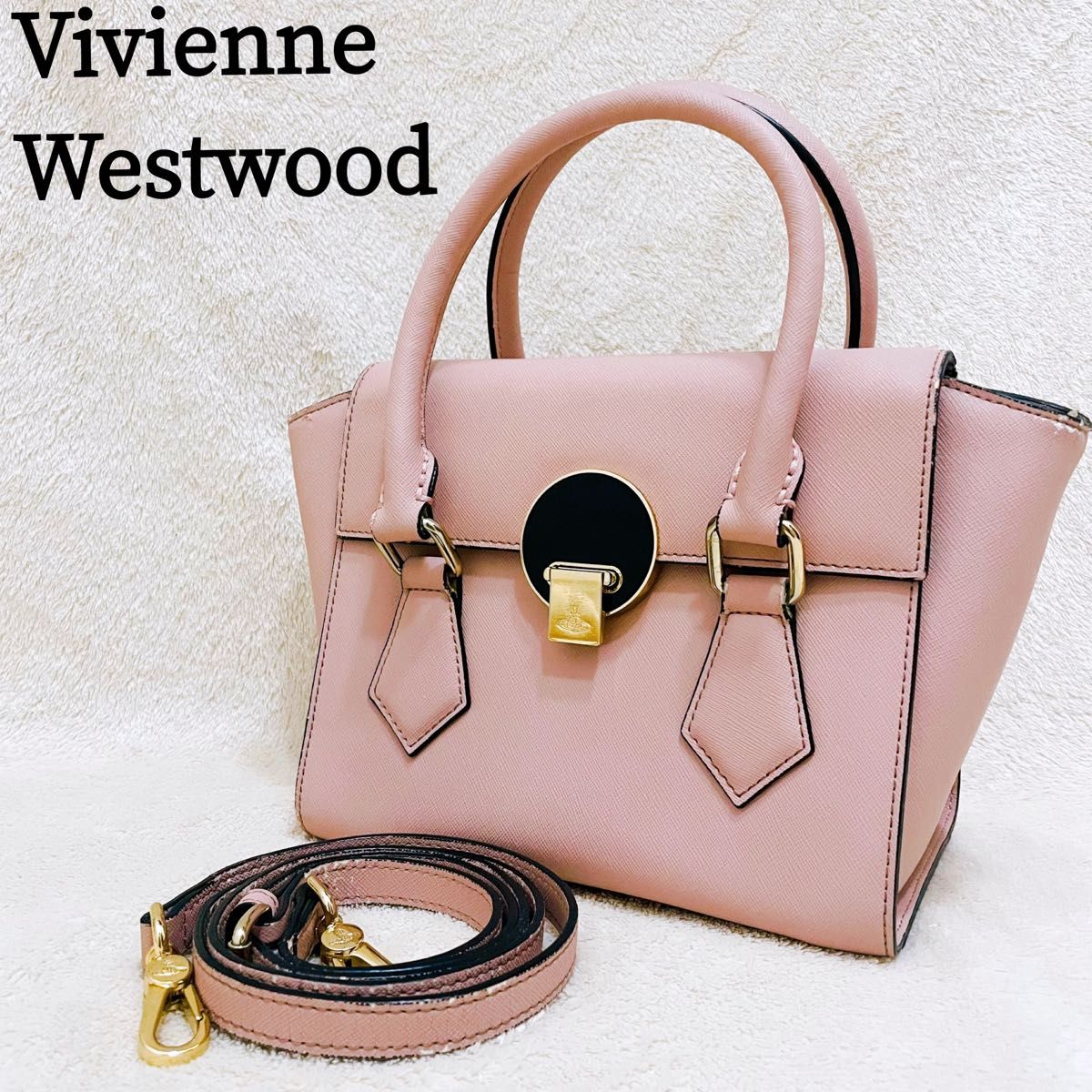ヴィヴィアンウエストウッド ハンドバッグ スクイグル オーブ ミニボストン ヴィヴィアンウエストウッド ハンドバッグ スクイグル オーブ