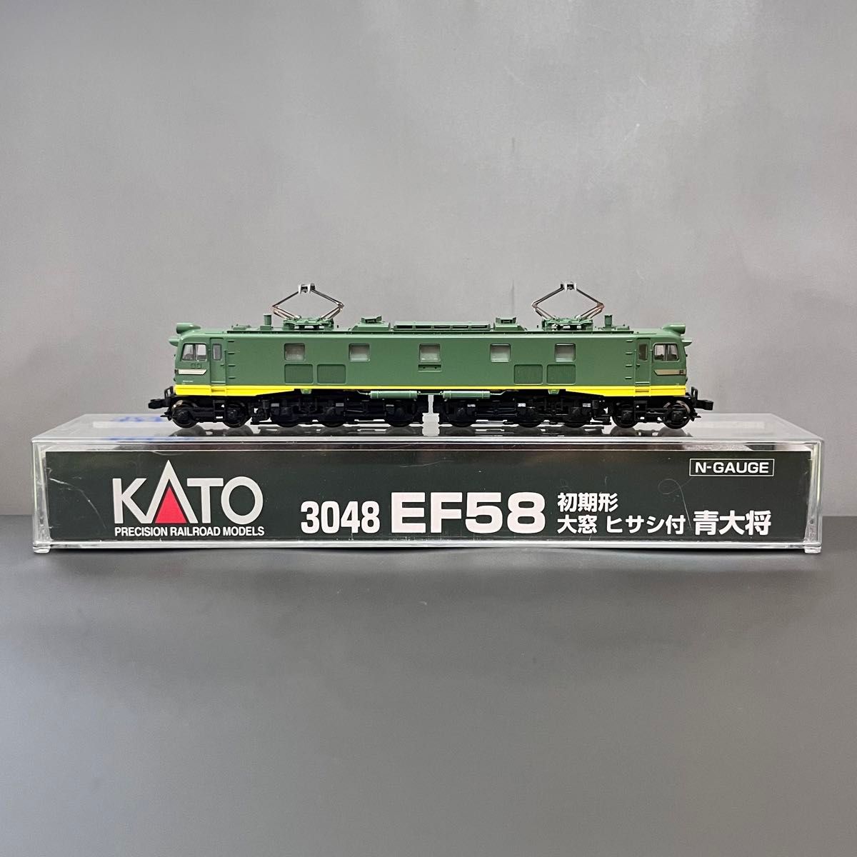 Nゲージ KATO 3048 EF58 初期形 大窓 ヒサシ付 青大将 電気機関 Nゲージ KATO 3048 EF58 初期形 大窓 ヒサシ付 青大将 電気機関