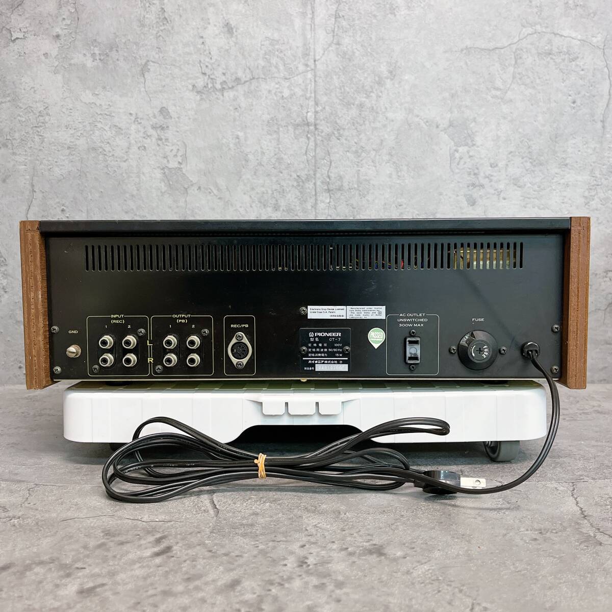 Pioneer パイオニア CT-7 ステレオカセットデッキ 通電OK Pioneer パイオニア CT-7 ステレオカセットデッキ 通電OK