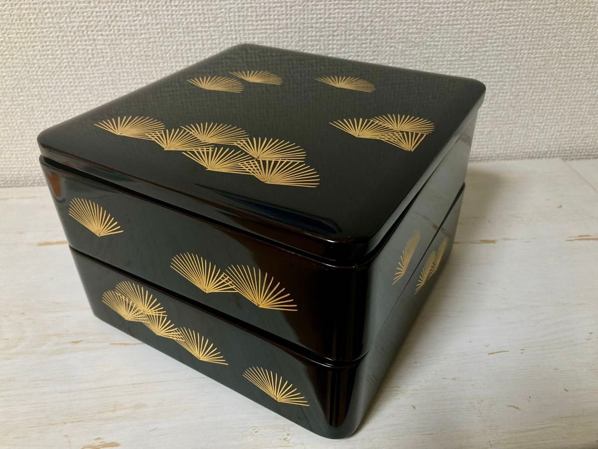 輪島塗 重箱 黒沈金松葉 2段|Yahoo!フリマ(旧PayPayフリマ) 輪島塗 重箱 黒沈金松葉 2段|Yahoo!フリマ(旧PayPayフリマ)