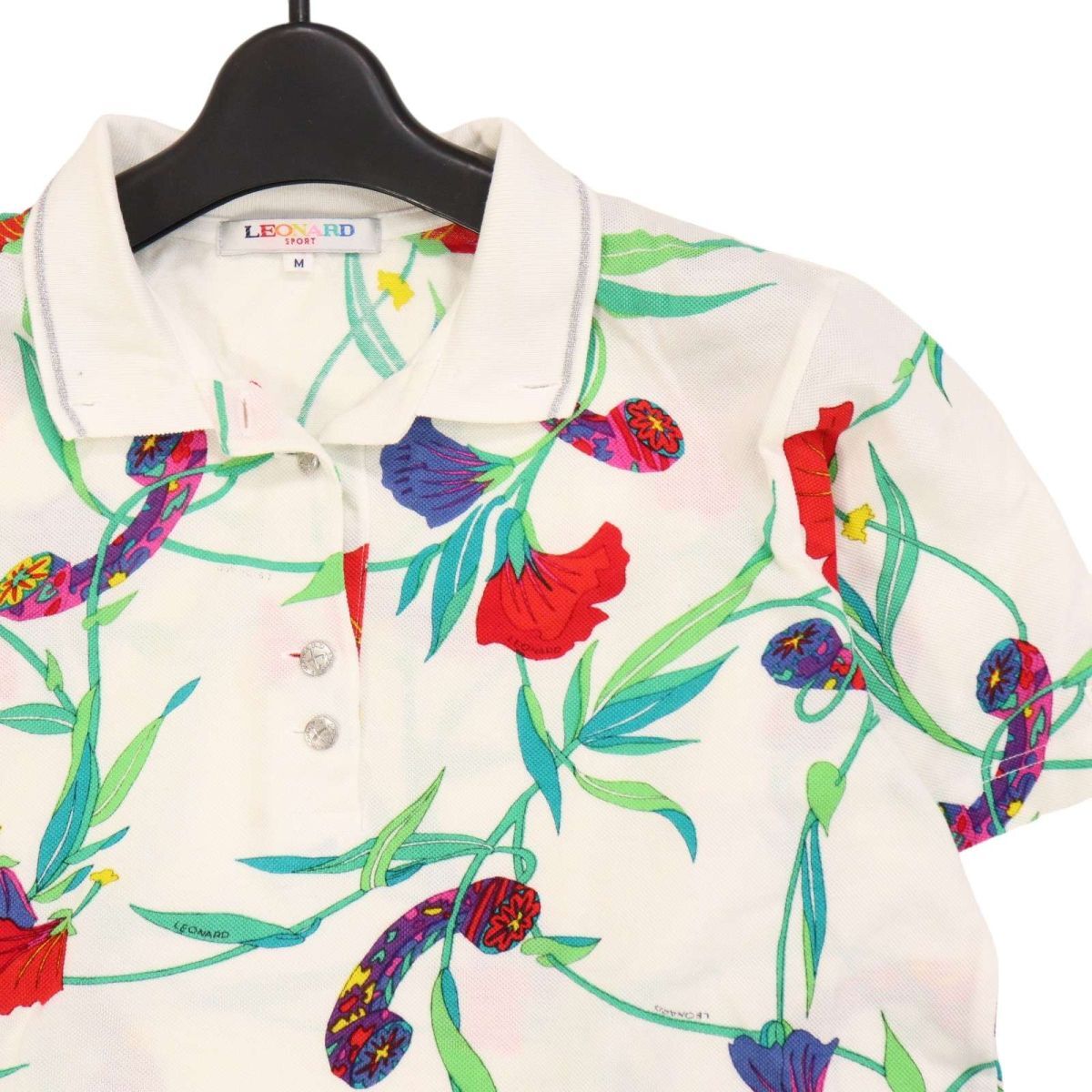 美品】LEONARD SPORT レオナール ジャケット 花柄 レディース 美品】LEONARD SPORT レオナール ジャケット 花柄 レディース