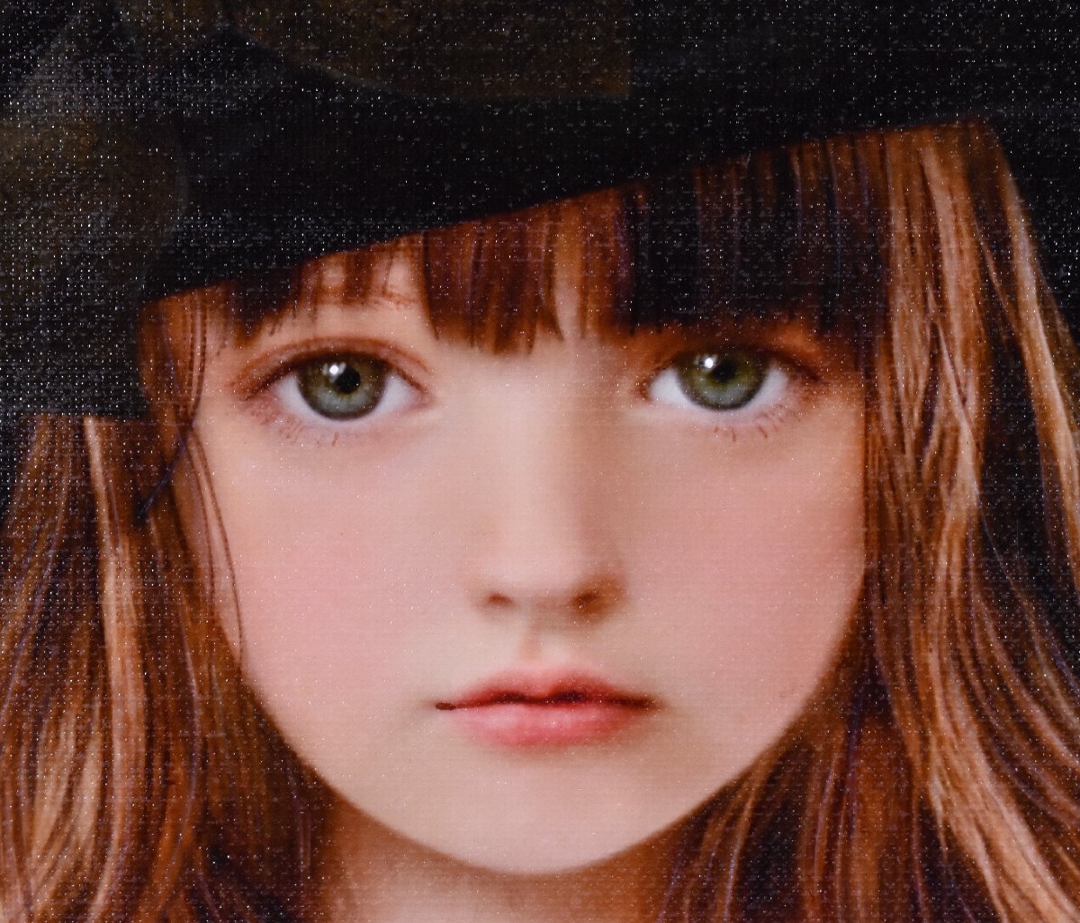 横田美晴 / 小夜風 / 油彩6号 / 超絶技巧の美少女画 / 現代美人 横田美晴 / 小夜風 / 油彩6号 / 超絶技巧の美少女画 / 現代美人
