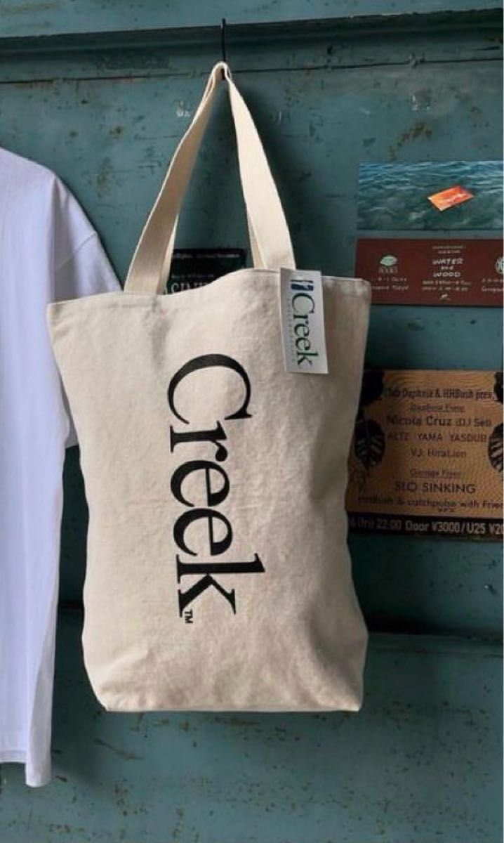 Creek Angler's Device Logo Tote Bag クリーク トートバッグ Creek Angler's Device Logo Tote Bag クリーク トートバッグ