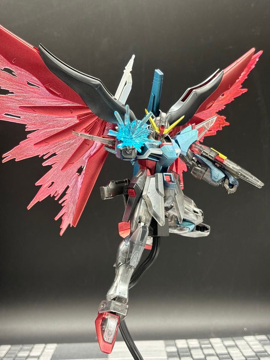 全塗装完成品 HG デスティニーガンダムSpecⅡ クリアカラー 全塗装完成品 HG デスティニーガンダムSpecⅡ クリアカラー