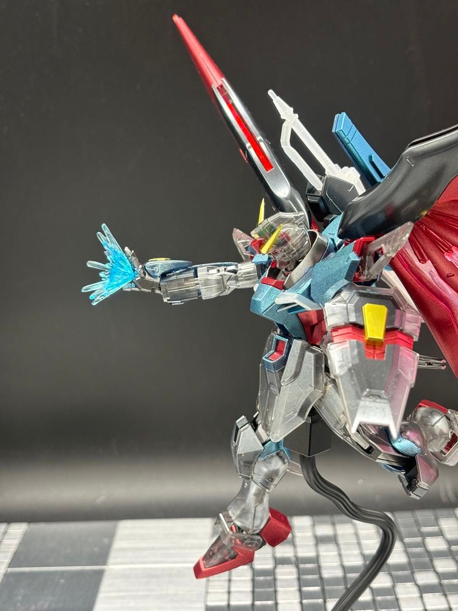 全塗装完成品 HG デスティニーガンダムSpecⅡ クリアカラー 全塗装完成品 HG デスティニーガンダムSpecⅡ クリアカラー