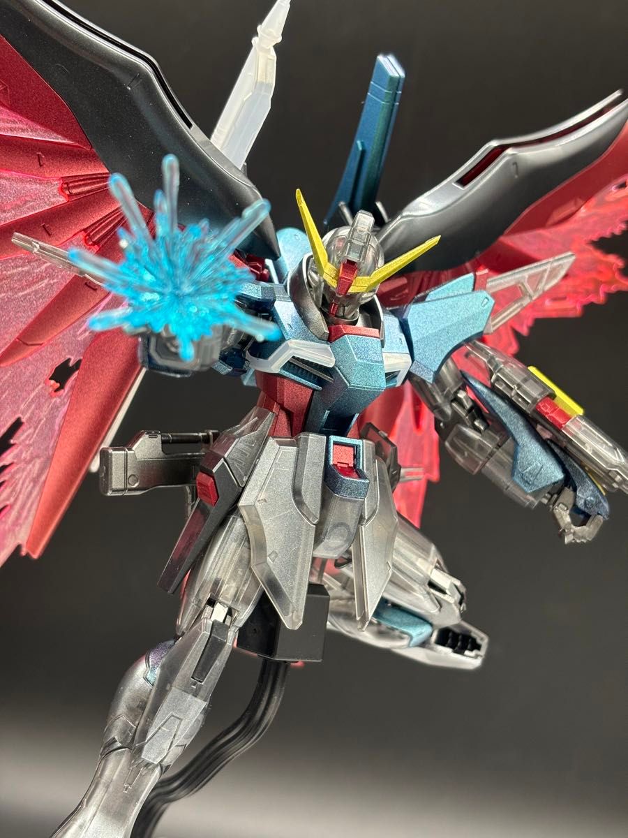 全塗装完成品 HG デスティニーガンダムSpecⅡ クリアカラー 全塗装完成品 HG デスティニーガンダムSpecⅡ クリアカラー