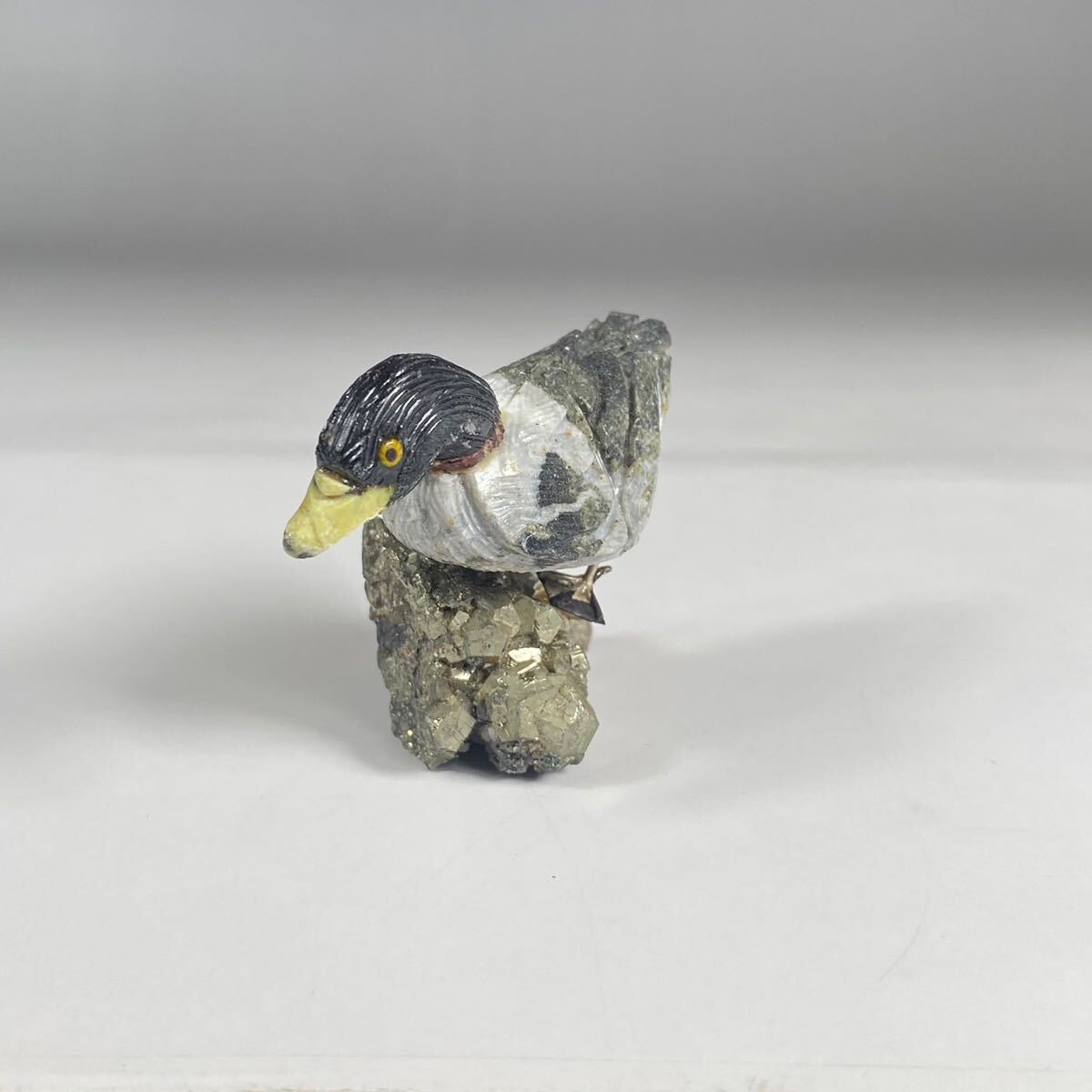 天然石 彫刻 カモ 鴨 小鳥 bird 野鳥 緑石 宝石 置物 インテリア 天然石 彫刻 カモ 鴨 小鳥 bird 野鳥 緑石 宝石 置物 インテリア