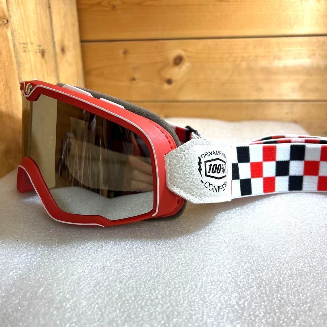  motocross goggle red off-road goggle free shipping ( Vintage Harley ski goggle FOX Scott Setagaya base VMX Scrambler 