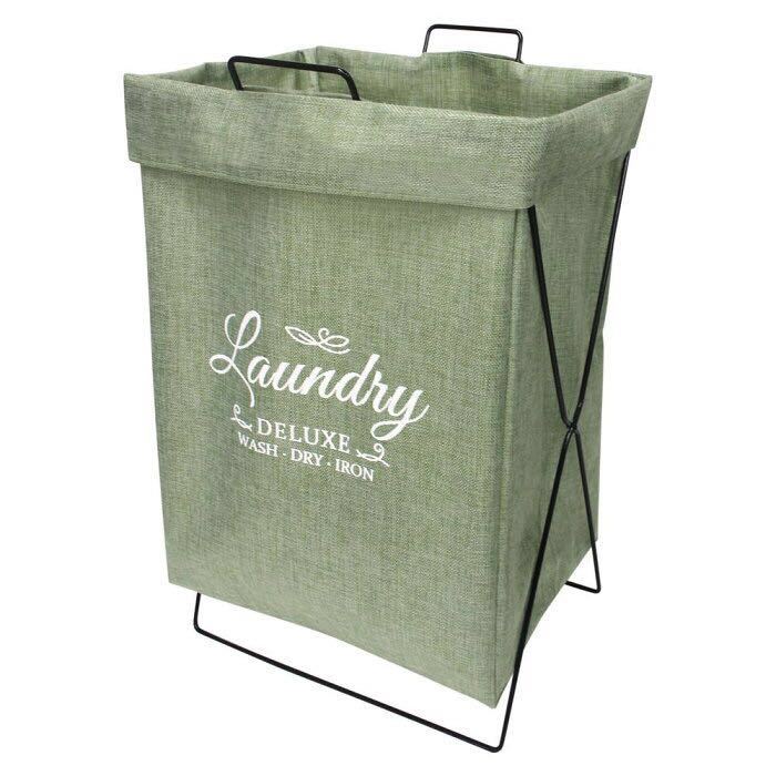 o Kato FRANY folding laundry basket green 