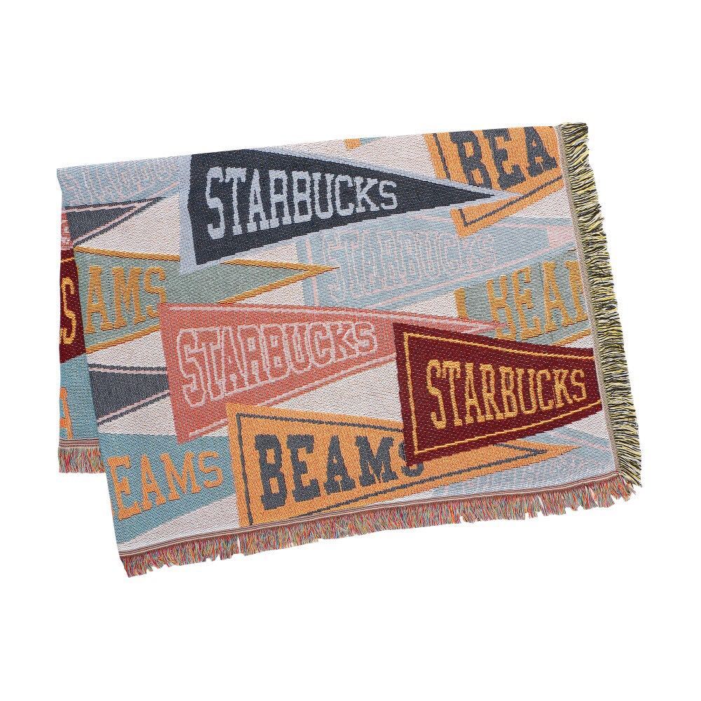 スターバックス × BEAMS スローケット Pennant Design ベージュ スターバックス × BEAMS スローケット Pennant Design ベージュ