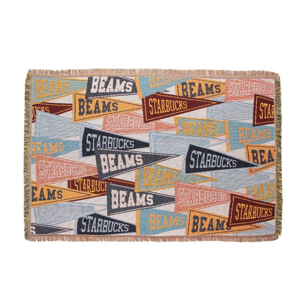 スターバックス × BEAMS スローケット Pennant Design ベージュ スターバックス × BEAMS スローケット Pennant Design ベージュ