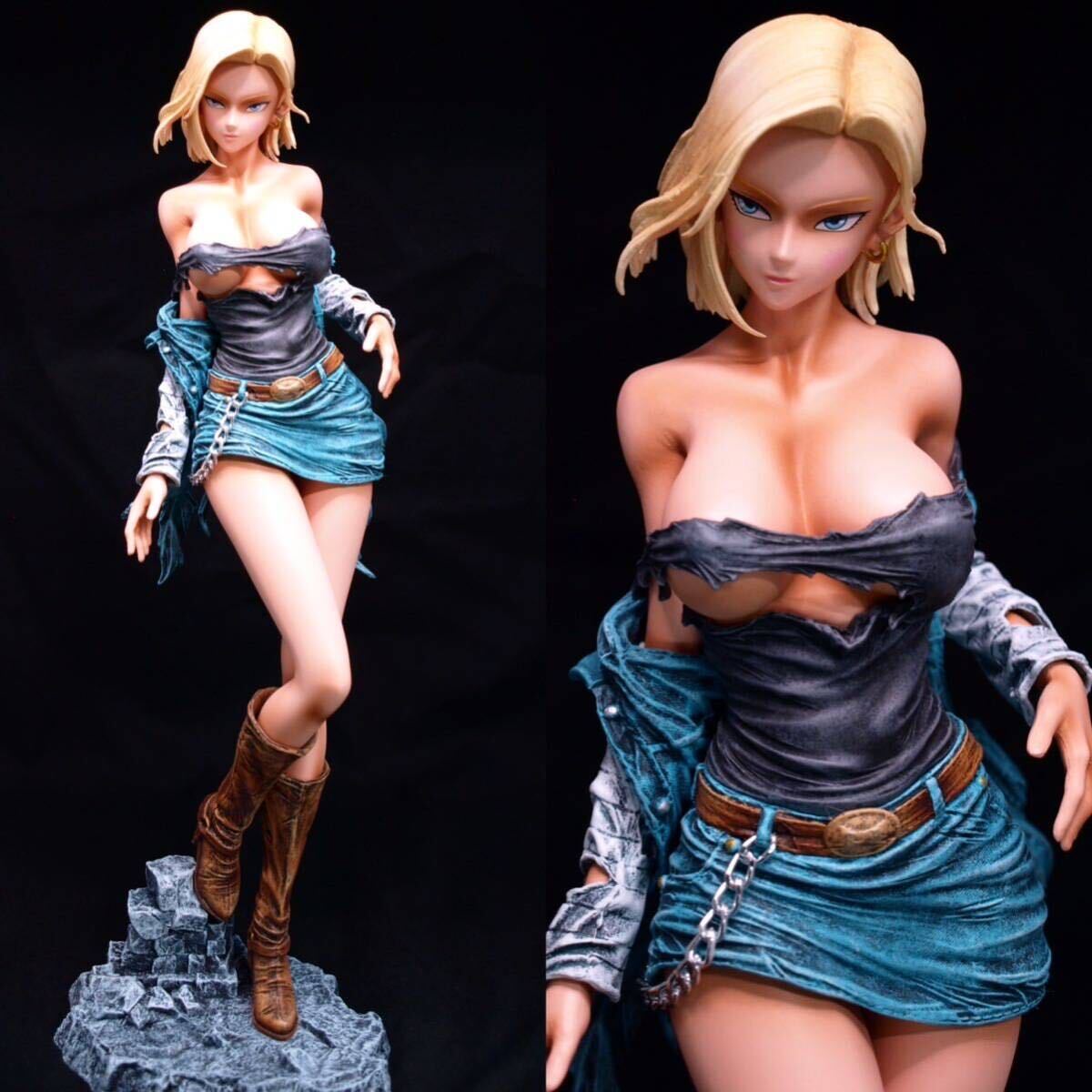人造人間18号 リペイント 改造 フィギュアドラゴンボール Dragon 人造人間18号 リペイント 改造 フィギュアドラゴンボール Dragon