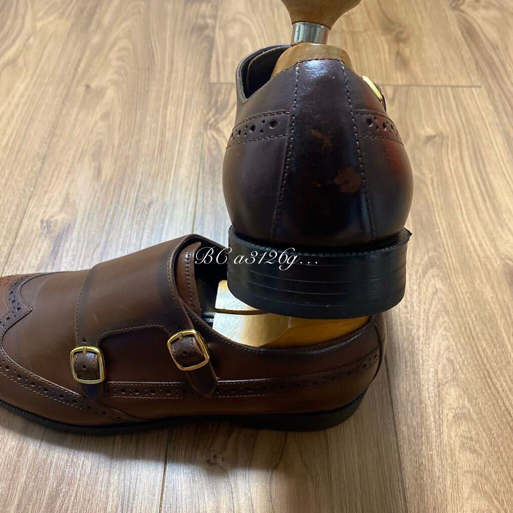 新品 定価12990円 ZARA 本革 ダブルモンクストラップシューズ 28 新品 定価12990円 ZARA 本革 ダブルモンクストラップシューズ 28