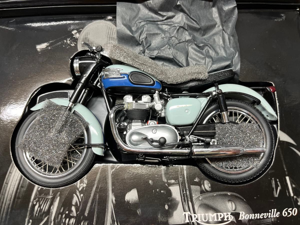 ミニチャンプス1/12 トライアンフ ボンネビル650T120 バイク ミニチャンプス1/12 トライアンフ ボンネビル650T120 バイク