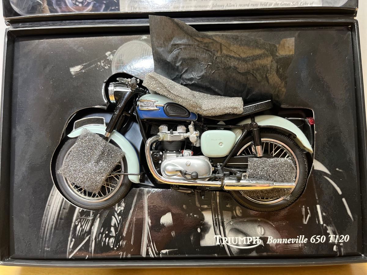ミニチャンプス1/12 トライアンフ ボンネビル650T120 バイク ミニチャンプス1/12 トライアンフ ボンネビル650T120 バイク