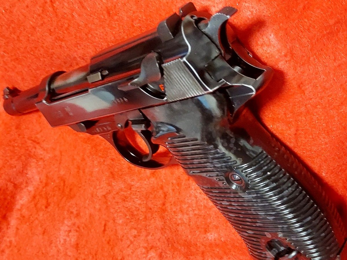 最新ロット マルゼン ワルサー P38 ブラックメタル ビンテージ 最新ロット マルゼン ワルサー P38 ブラックメタル ビンテージ