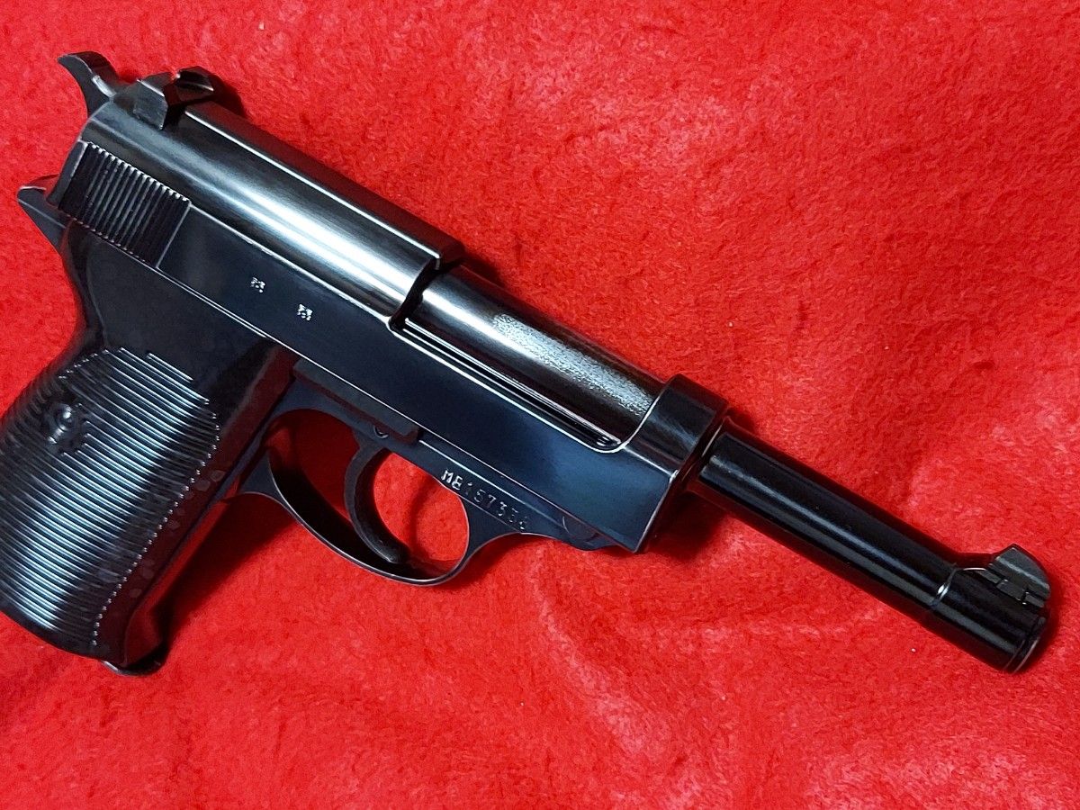 最新ロット マルゼン ワルサー P38 ブラックメタル ビンテージ 最新ロット マルゼン ワルサー P38 ブラックメタル ビンテージ