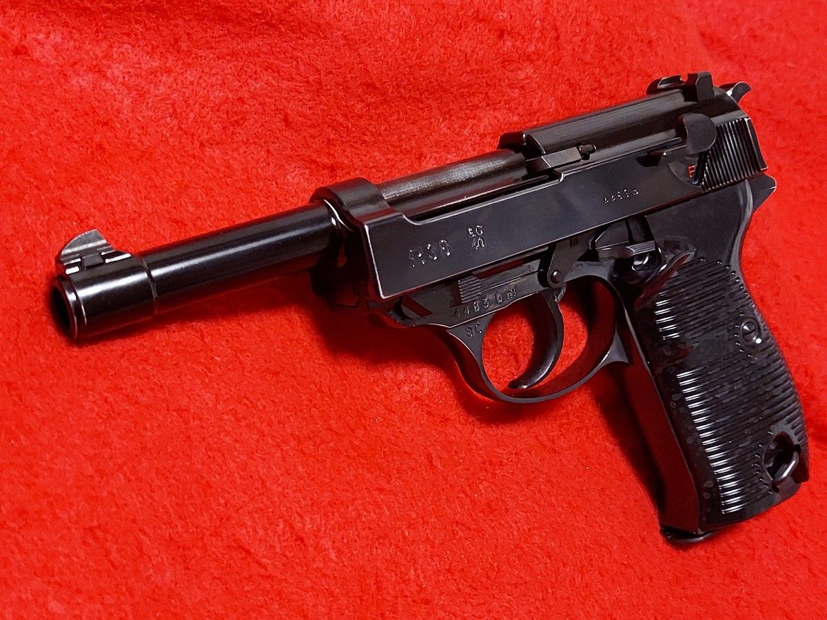 最新ロット マルゼン ワルサー P38 ブラックメタル ビンテージ 最新ロット マルゼン ワルサー P38 ブラックメタル ビンテージ
