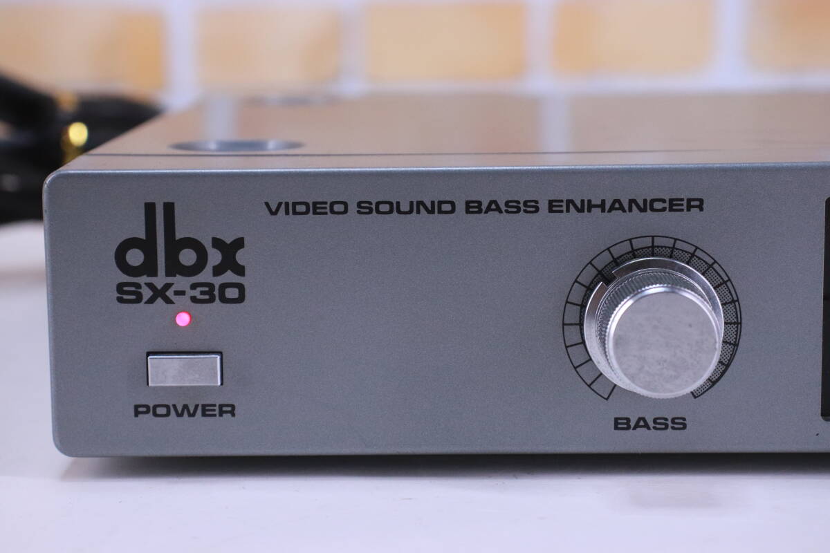 レトロ! dbx SX-30 VIDEO SOUND BASS ENHANCER エンハンサー 詳細不明 中古現状品■(R1173)_画像5