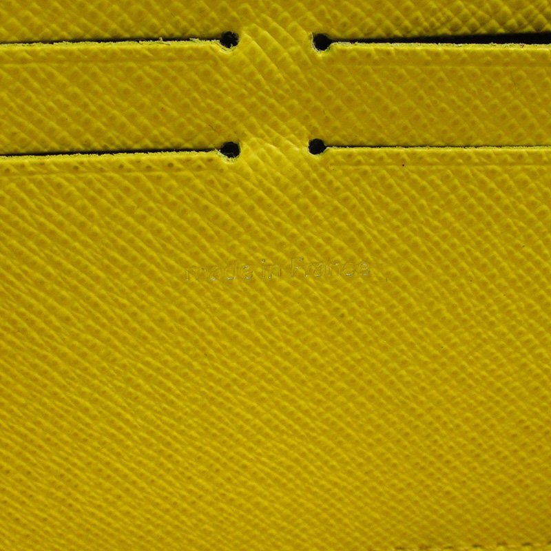 LYO17364 LOUIS VUITTON Louis Vuitton Zippy wallet epi M81960. interval . raw round Zip long wallet long wallet yellow 