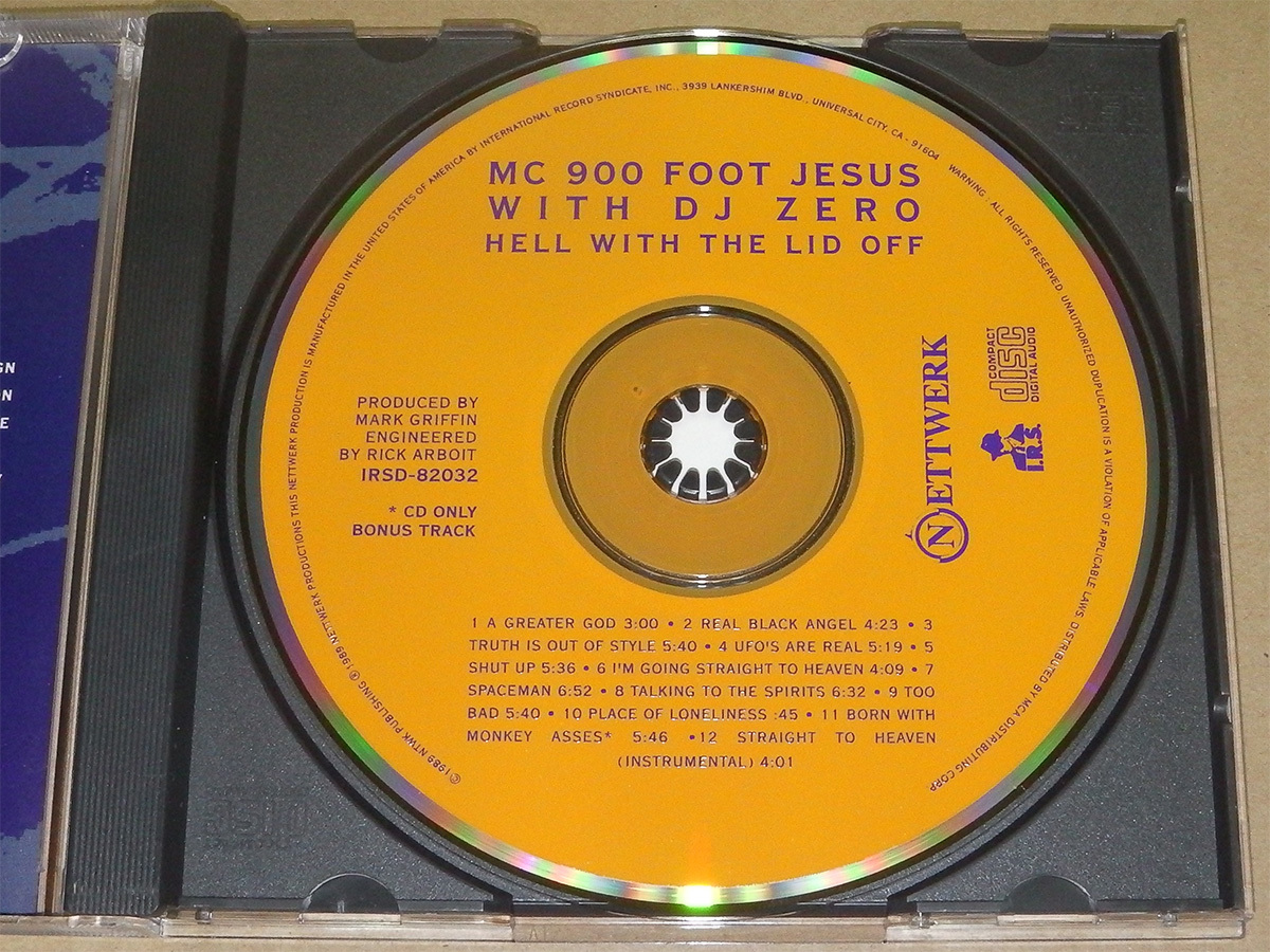 中古輸入CD MC 900 Ft Jesus With DJ Zero Hell With The Lid Off [IRSD-82032]